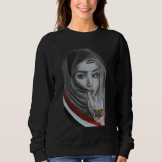 Moletom American Girl with Yemeni Roots – Yemen Flag