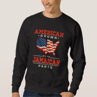 Moletom American Grown with Jamaican Parts Patriotic Jamai