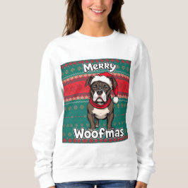 Moletom American Pitbull Merry Woofmas
