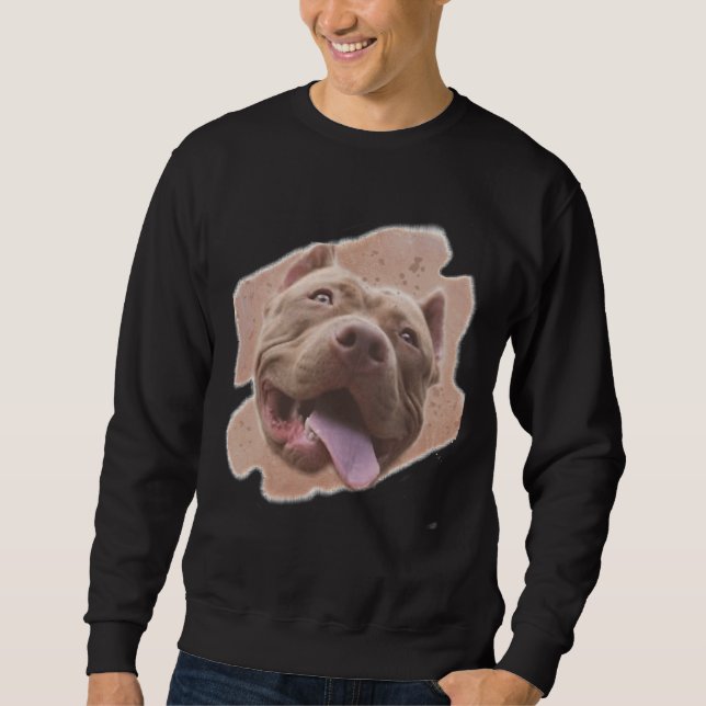 Moletom American Pitbull Terrier In Watercolor (Frente)