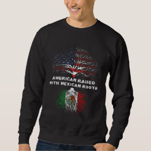 Moletom American Raising com bandeira mexicana USA
