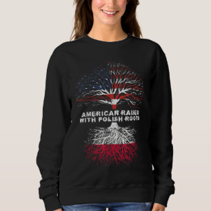 Moletom American Raising com Polônia de Raízes Poloneses