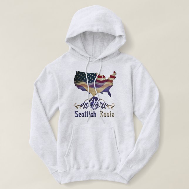 Moletom American Scottish Roots Design Hoodie (Frente do Design)