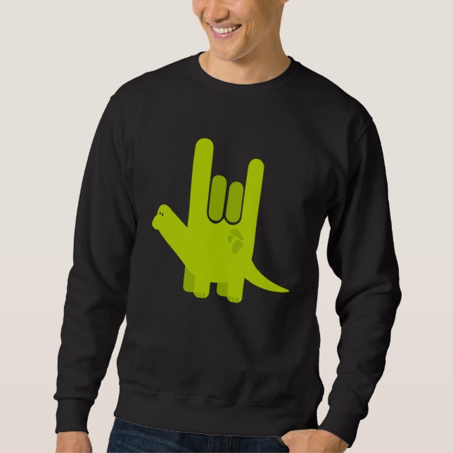 Moletom American Sign Language I Love You Valentines  Kid (Frente)