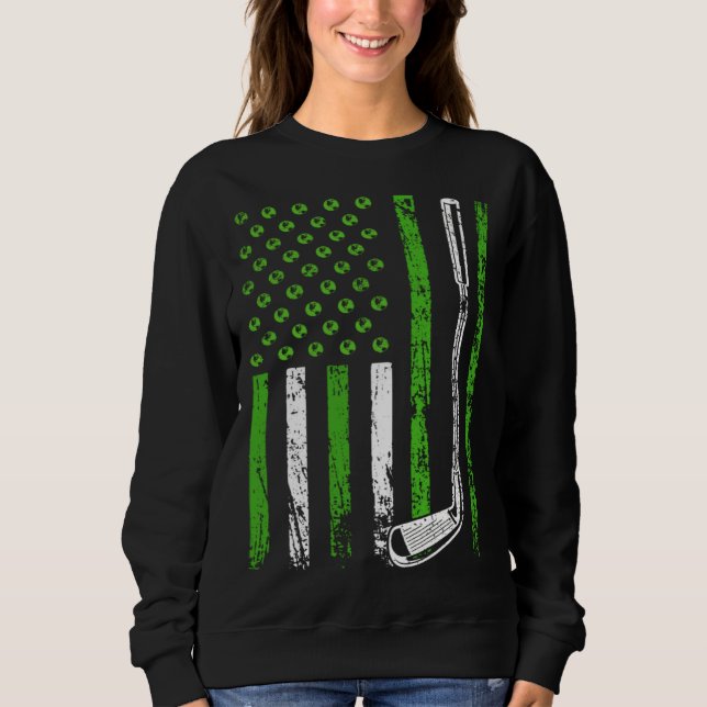 Moletom American Sports Nature Flag Athletic Golf Club Ear (Frente)