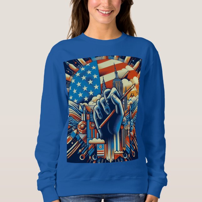 Moletom American Style Hoodie – USA Trendy Everyday Wear (Frente)