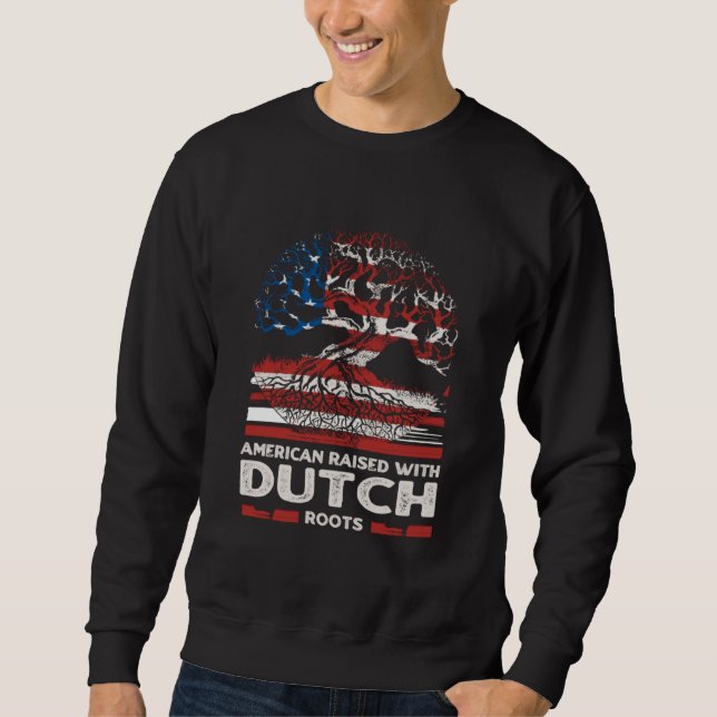 Moletom American with Dutch Roots Patriotic Netherlands (Frente)