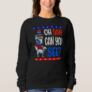 Moletom Americano Cego Tio Sam 4 De Julho Homens