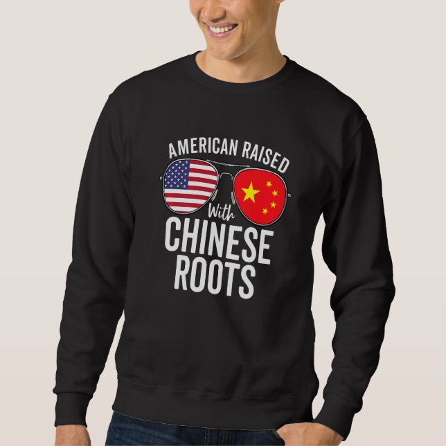 Moletom Americano Levantado com Raízes Chinesas Norte-Amer (Frente)