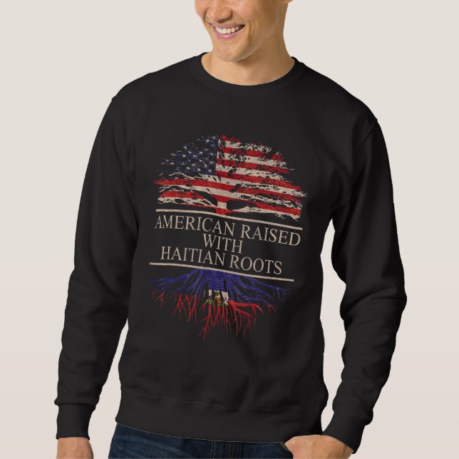 Moletom Americano Levantado com Raízes Haitianas (Frente)