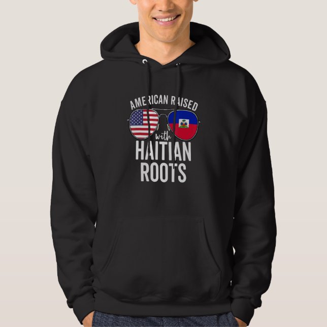 Moletom Americano Levantado com Raízes Haitianas Norte-Ame (Frente)