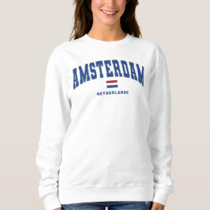 Moletom Amesterdã - Países Baixos - Estilo do Colégio Vint