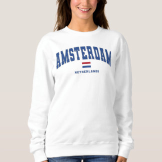 Moletom Amesterdã - Países Baixos - Estilo do Colégio Vint