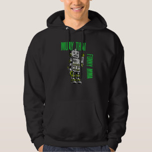 Moletom Amiga Muay Thai Robot Mma Strike Kickboxing B
