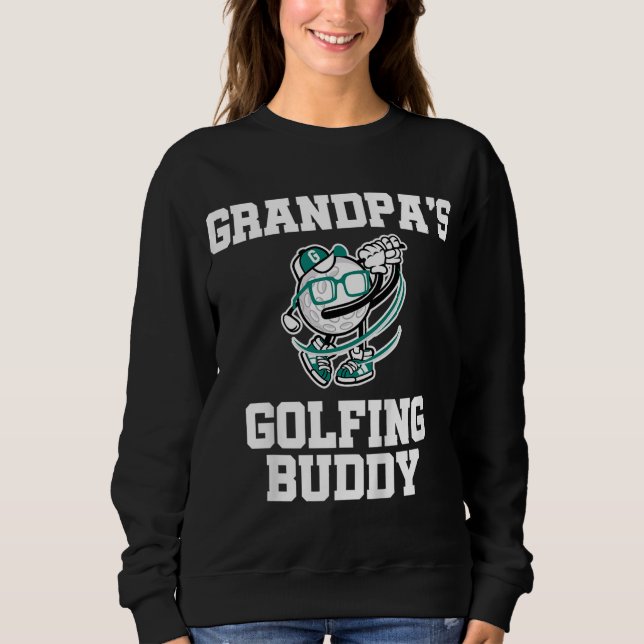 Moletom Amigo de Golfe Buddy do Vovô Infantil (Frente)