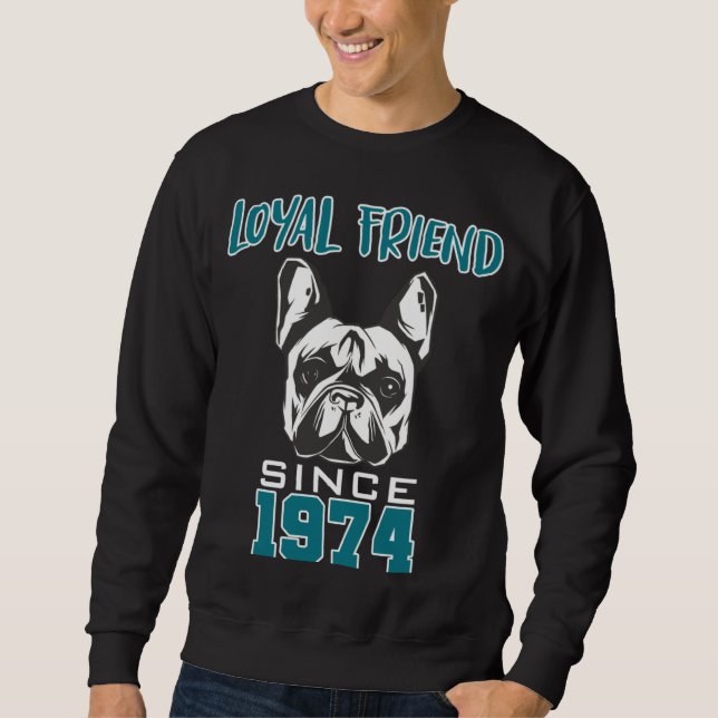 Moletom Amigo leal desde 1974 (Frente)