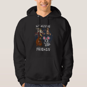 Moletom Amigos Aussie Platypus Sugar Glider Koala Animal