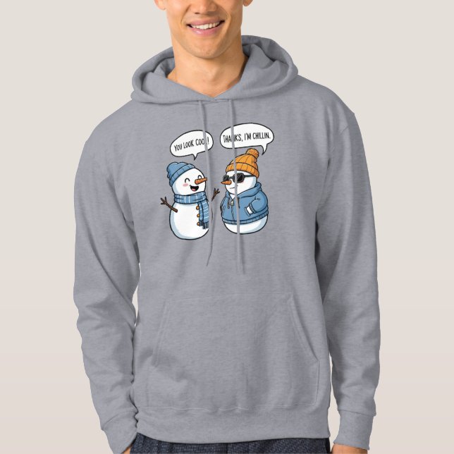 Moletom Amigos Boneco de Neve Legais (Frente)