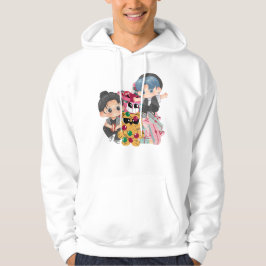 Moletom Amigos de Anime Chibi Presente de Férias Mágico