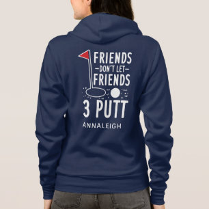 Moletom Amigos personalizados de golfe 3 Novidade Engraça