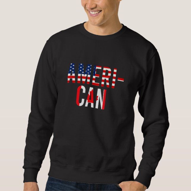 Moletom Amizade Canadense Americana Canadá (Frente)