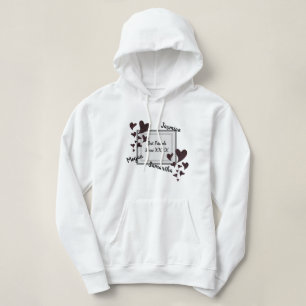 Moletom Amizade Longa do Coração Vermelho Brilhante aos 