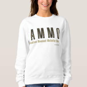 Moletom Ammo Roupa USA Acronym Sweatshirt de mulher