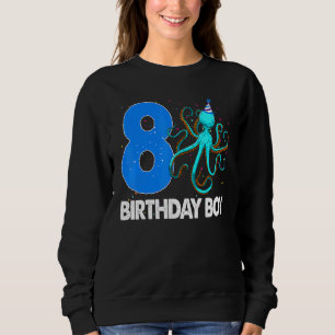 Moletom Amo De Octopus Do Birthday Boy 8 S