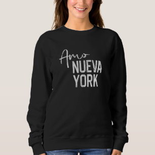 Moletom Amo Nueva York Nova York Espanol Espanol La Ciudad