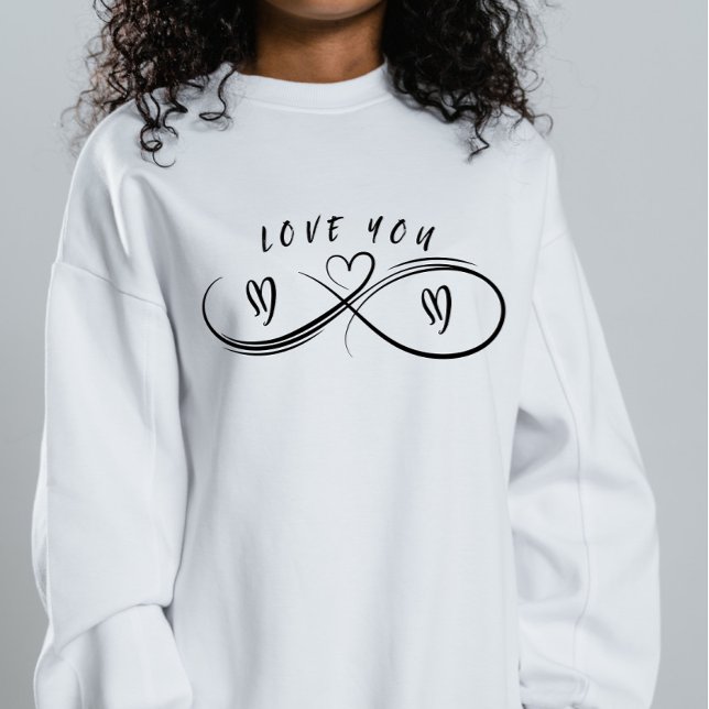 Moletom Amo-Te, Mãe, Dedicação Dia de as mães (Criador carregado)