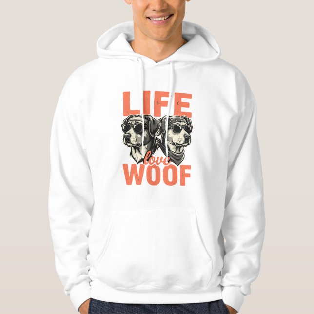 Moletom Amor à Vida Amante de Cachorro (Frente)
