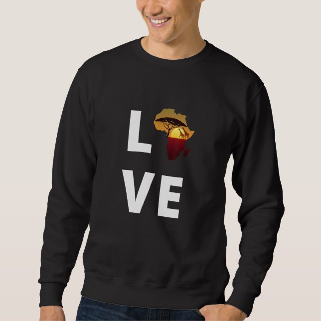 Moletom Amor África 1 (Frente)