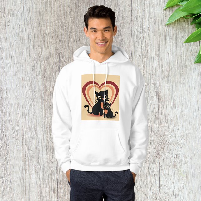 Moletom Amor Black Cats Mens Hoodie (Criador carregado)