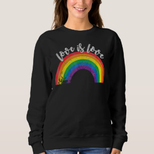 Moletom Amor Com O Rainbow Lgbt Gay Orgulho Lésbico Vintag