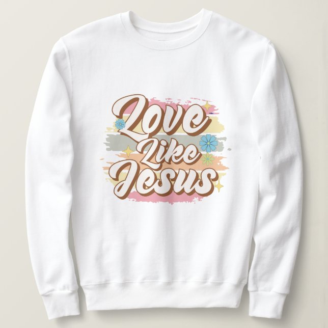 Moletom Amor como Jesus (Frente do Design)
