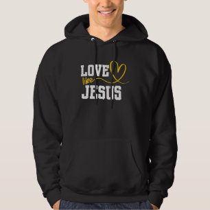Moletom Amor Como Jesus Deus Religião Fé Cristã Cruz