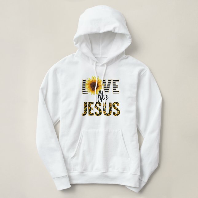 Moletom Amor Como Jesus Shirt (Frente do Design)