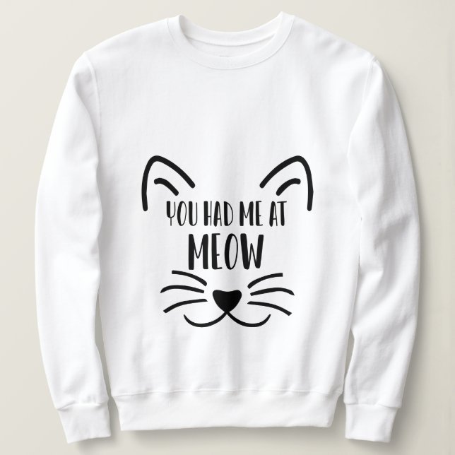 Moletom Amor de gato (Frente do Design)
