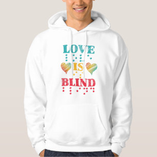Moletom Amor é Cego Corações em Braille