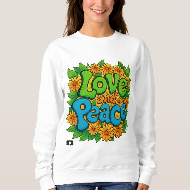 Moletom amor e paz (Frente)