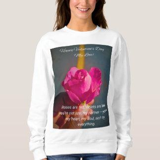 Moletom Amor Floral - Hoodie Valentine Day