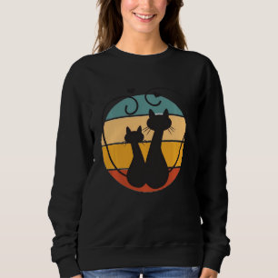 Moletom Amor Gata Negra Gata Adormece Teto Para Crianças G