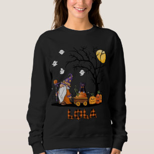 Moletom Amor gnomos de abóbora Lola halloween presente par