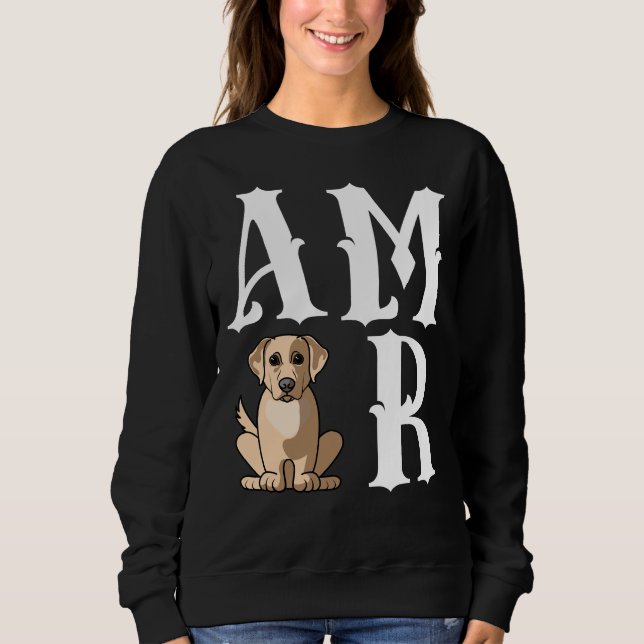 Moletom Amor Labrador Retriever Dog Mãe (Frente)