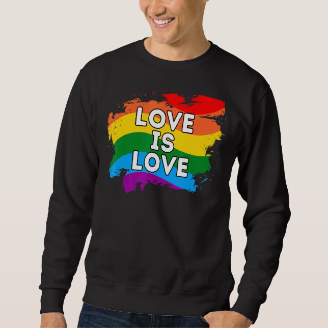 Moletom Amor Lgbtq Lgbtq Lgbtqia Rainbo (Frente)