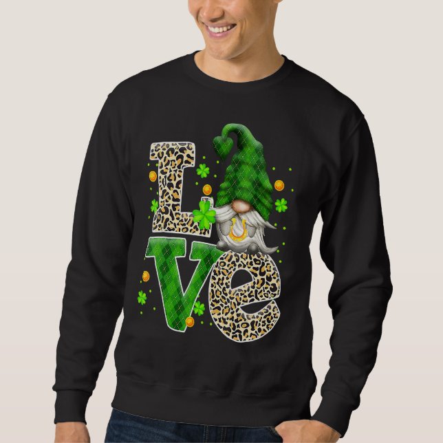 Moletom Amor Patrick Day Gnomos Funny Gnom (Frente)