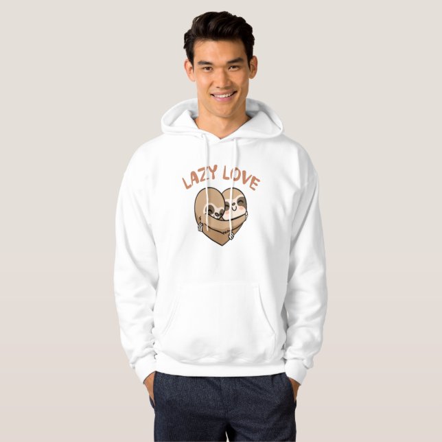 Moletom Amor preguiçoso (Frente Completa)