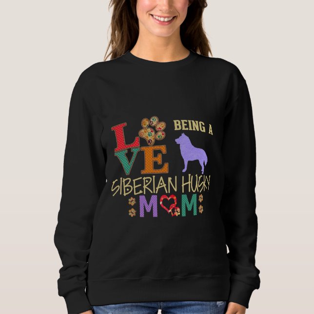 Moletom Amor Ser Uma Mãe Irlandesa Husky (Frente)