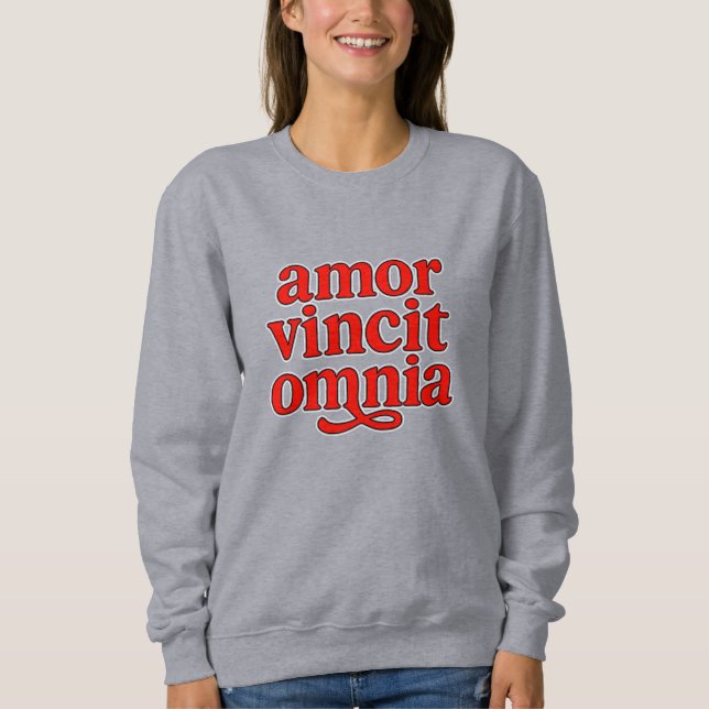 Moletom Amor vincit omnia (Frente)