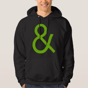 Moletom Ampersand - verde marciano na obscuridade